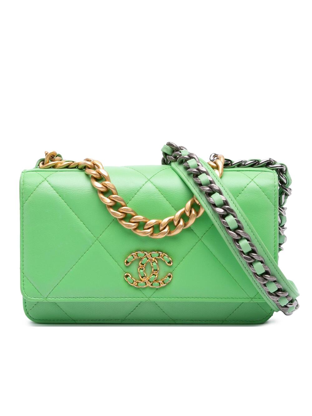 Chanel 19 Wallet On Chain Quilted #377835C23B